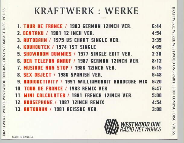 Kraftwerk - Werke - Kraftwerk - Werke -