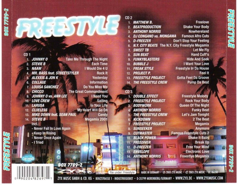 Freestyle 3CDs Freestyle 3CDs