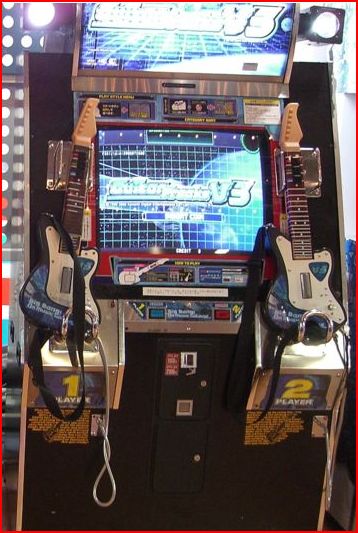borne arcade guitar hero